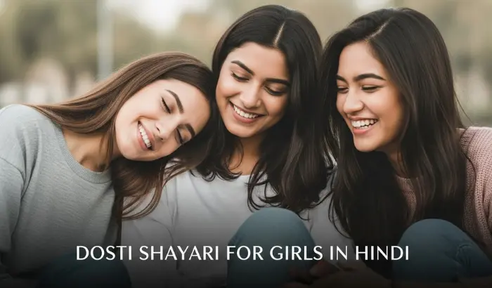 Dosti Shayari For Girls in Hindi