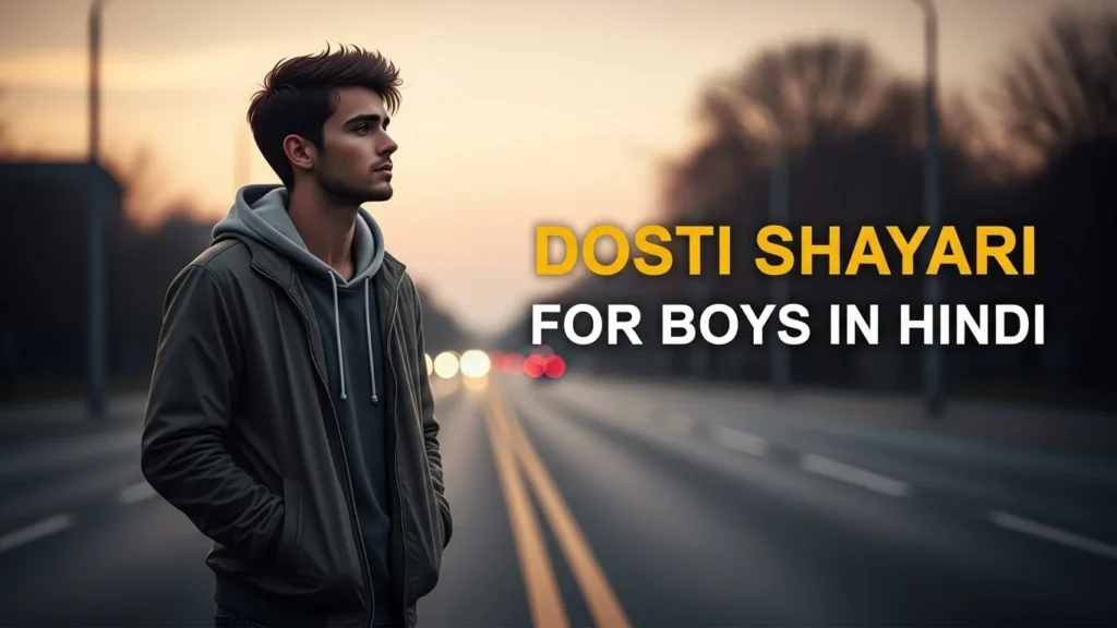 Dosti Shayari for Boys in Hindi