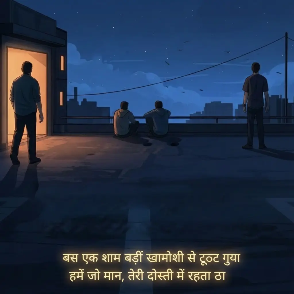 Sad Dosti Shayari in Hindi